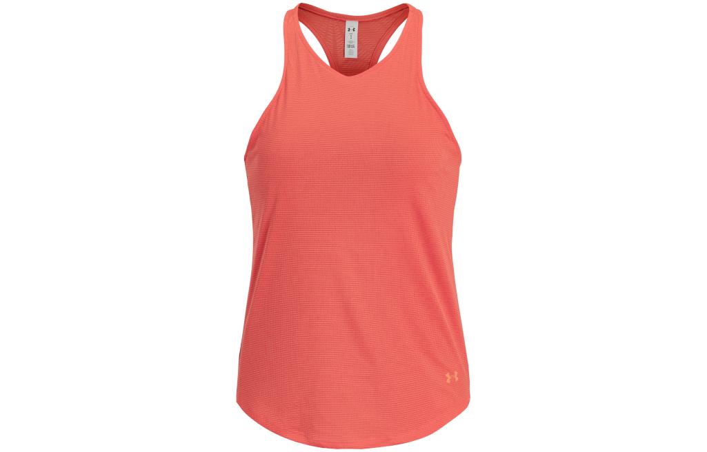 (Women) Under Armour Coolswitch Red Running Tank Top. 1363261-690