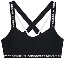 (Women) Under Armour Crossback Low-Impact Dry-Fit Printed Tank Top Black 1361033-001 (Women) Under Armour Crossback Low-Impact Dry-Fit Printed Tank Top Black 1361033-001
