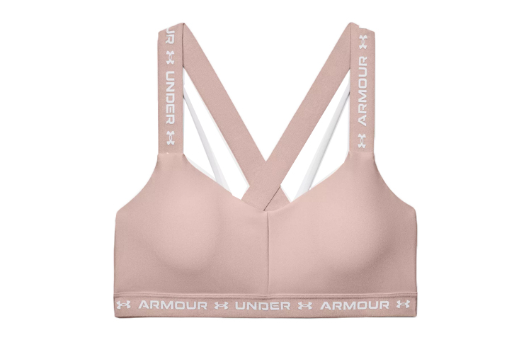 (Women) Under Armour Crossback Low Impact Quick-Dry Printed Tank Top Pink. 1361033-667