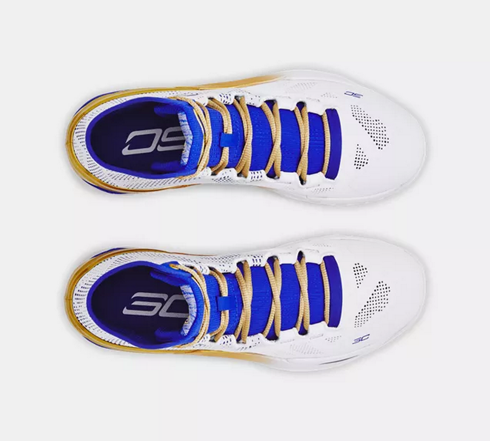 Lookbook Under Armour CURRY 2 NM Sepatu Basket Putih/Biru Muda 3027361-100