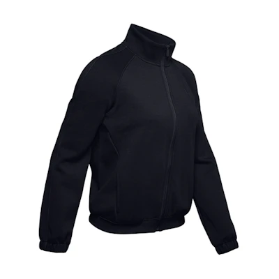 (Women) Under Armour Double Knit Zip-Up Jacket Black 1344223-001