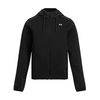(Women) Under Armour Essential Black Casual Training Logo Hoodie Jacket 1378850-002