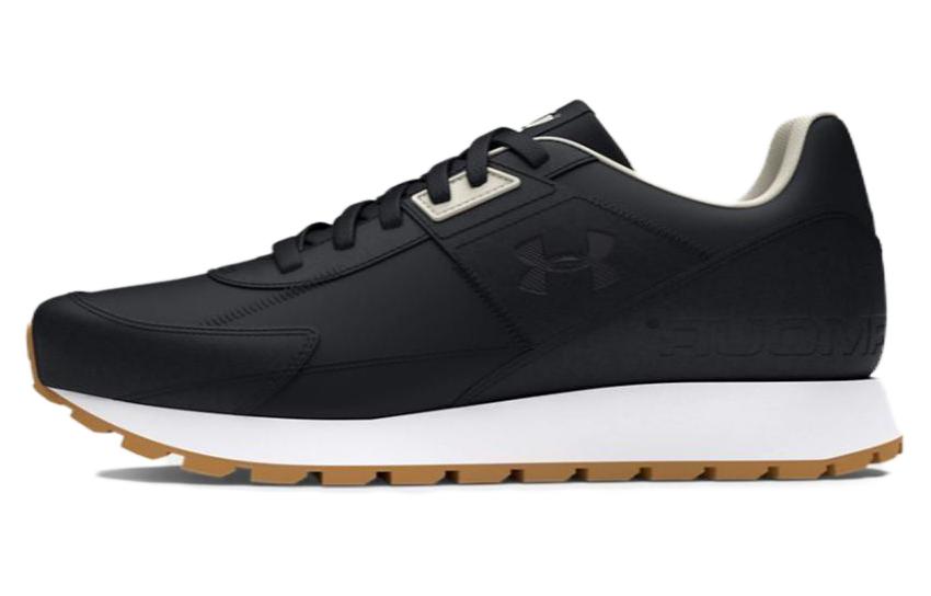 (Women) Under Armour Essential Low-Top Casual Shoes - Black/White 3028409-001