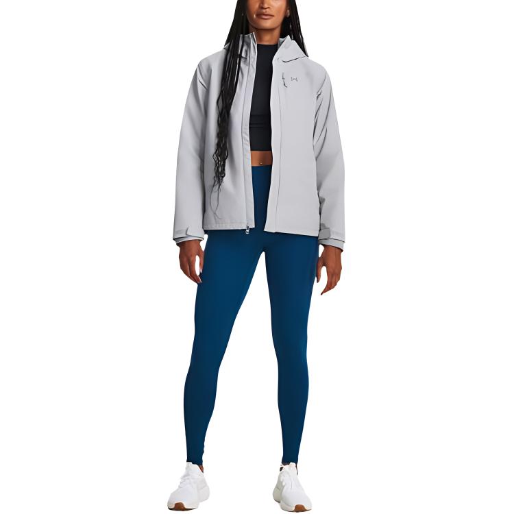 Shop (W) Under Armour Expanse Chaqueta Outdoor Impermeable con Capucha Summit White. 1387688-110