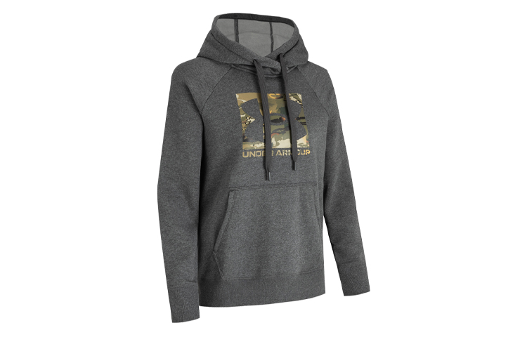 (Women) Under Armour Fleece Hoodie Gray 1357938-010
