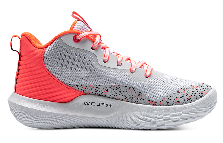 Order (W) Under Armour Flow Breakthru 2 ''Wit Oranje'' 3024594-104