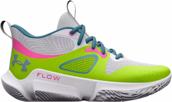 (Women) Under Armour Flow Breakthru 3 'White Lime Surge' 3025603-106 (Women) Under Armour Flow Breakthru 3 'White Lime Surge' 3025603-106