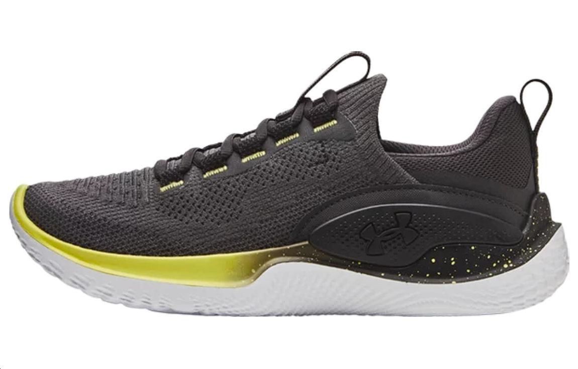 (Women) Under Armour Flow Dynamic 'Jet Grey Lime Yellow' 3026107-108