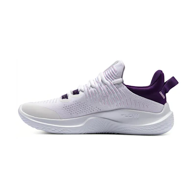 (W) UA Flow Dynamic IntelliKnit 'White Purple'