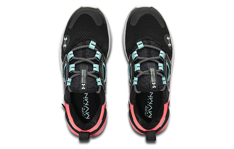 Shop Under Armour Flow Velociti Wind 休閒 防滑 低筒 跑步鞋 女款 黑藍紅