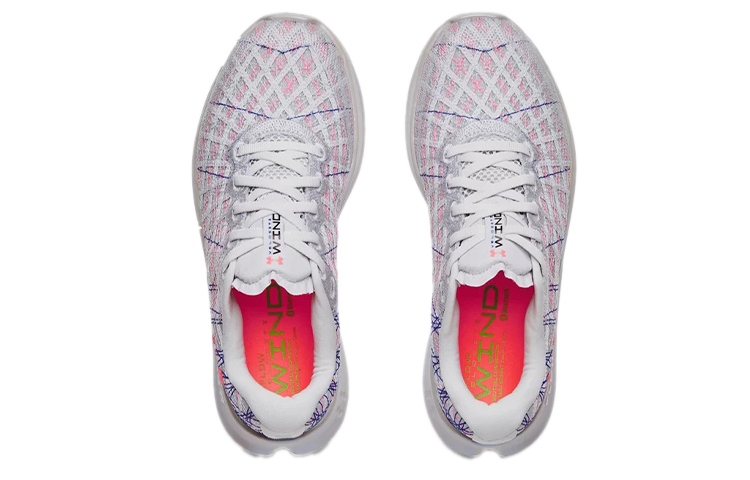 Shop Under Armour Flow Velociti Wind 耐磨防滑 低筒 跑步鞋 女款 灰藍