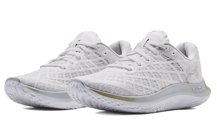 Lookbook Under Armour Flow Velociti Wind 低筒 跑步鞋 女款 白