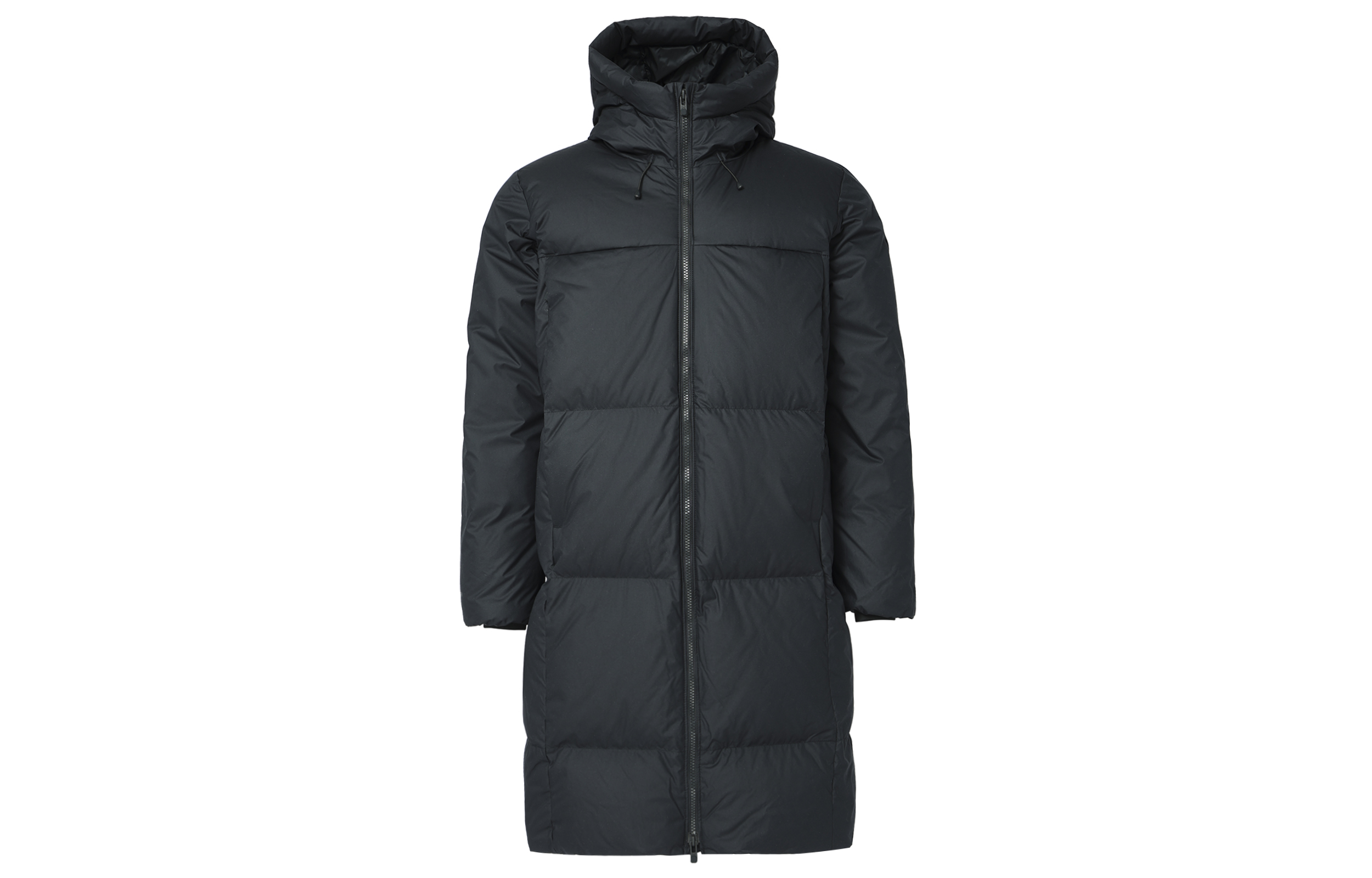 Order (W) Under Armour FW24 Limitless Jaket Panjang Hoodie Down Hitam. 1384649-001