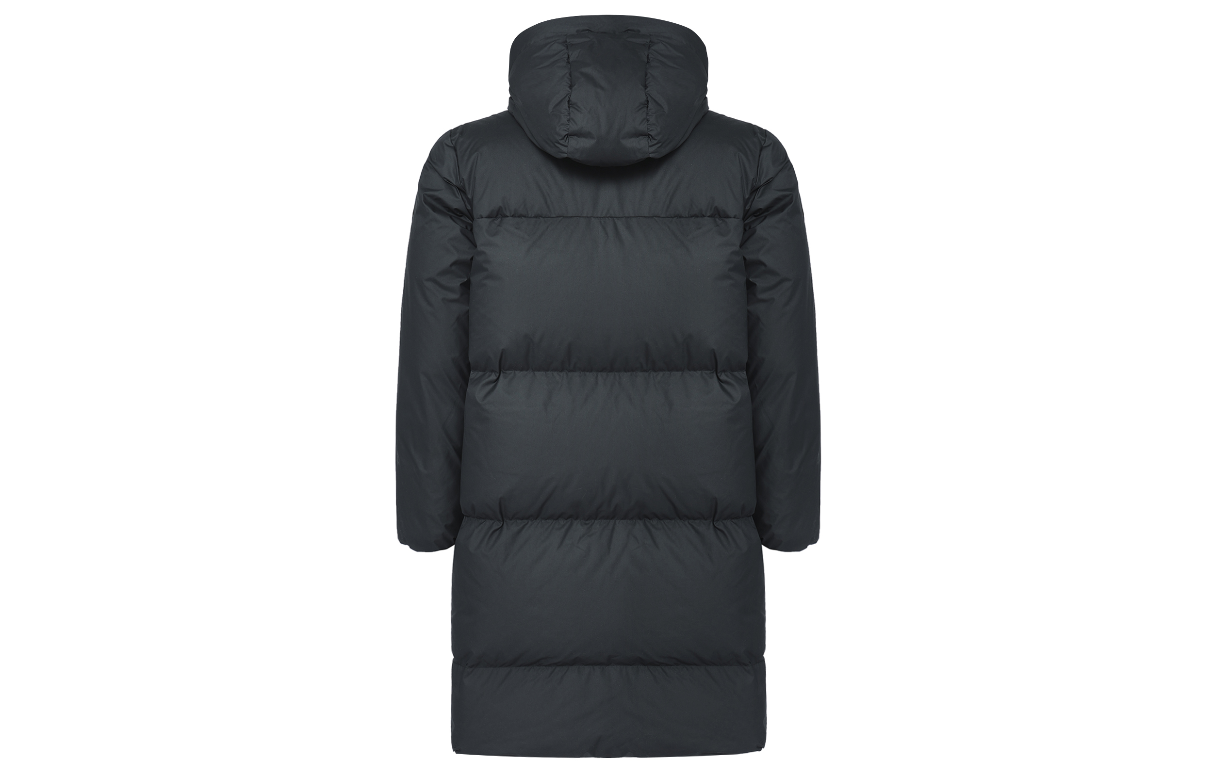 Lookbook (W) Under Armour FW24 Limitless Jaket Panjang Hoodie Down Hitam. 1384649-001