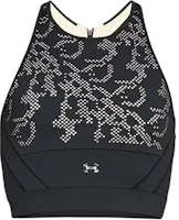 (Women) Under Armour Geometric Slim Fit Sports Tank Top Black 1314428-001 (Women) Under Armour Geometric Slim Fit Sports Tank Top Black 1314428-001