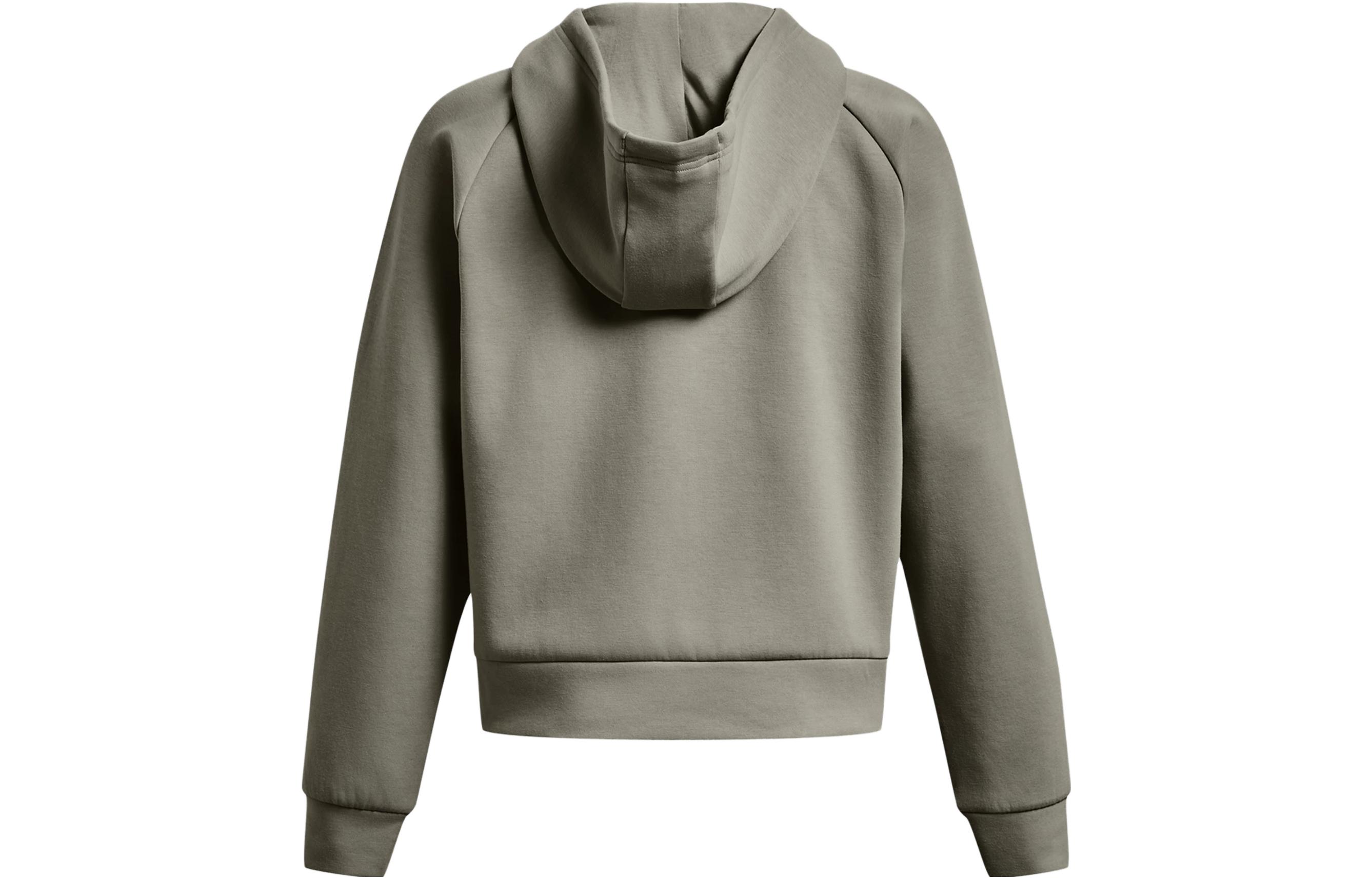 (Women) Under Armour Green Solid Color Cropped Hoodie 1379843-504 圖 3