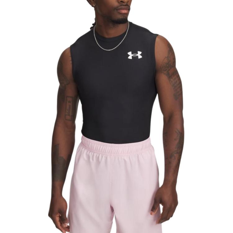 (Women) Under Armour HeatGear OG Black Breathable Tank Top. 1390100-001