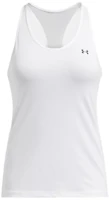 (Women) Under Armour HeatGear White Tank Top - Stylish & Comfortable Basic 1328962-102 (Women) Under Armour HeatGear White Tank Top - Stylish & Comfortable Basic 1328962-102
