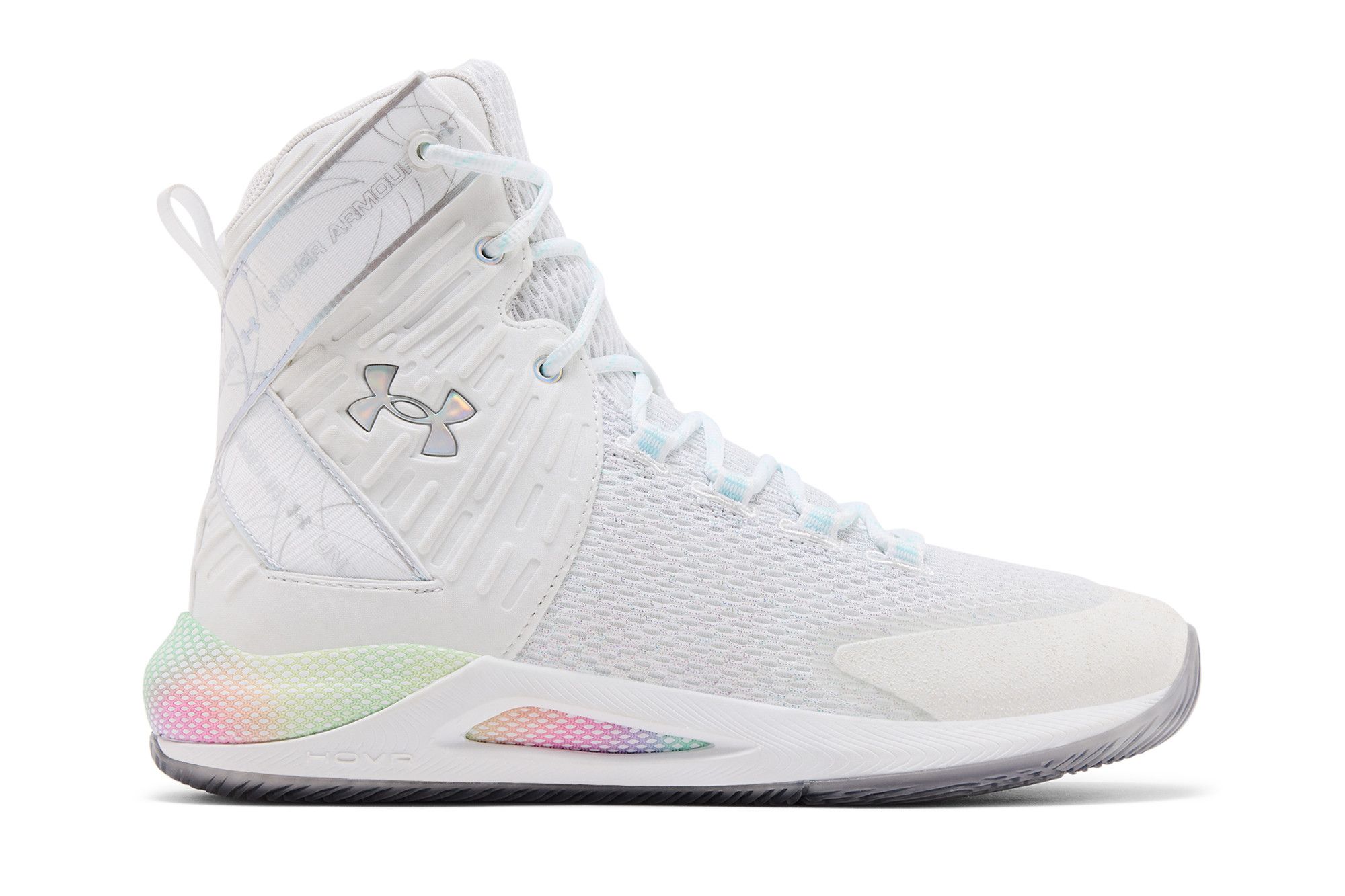 (Women) Under Armour Highlight Ace 'White Breeze Metallic Silver' 3024042-100