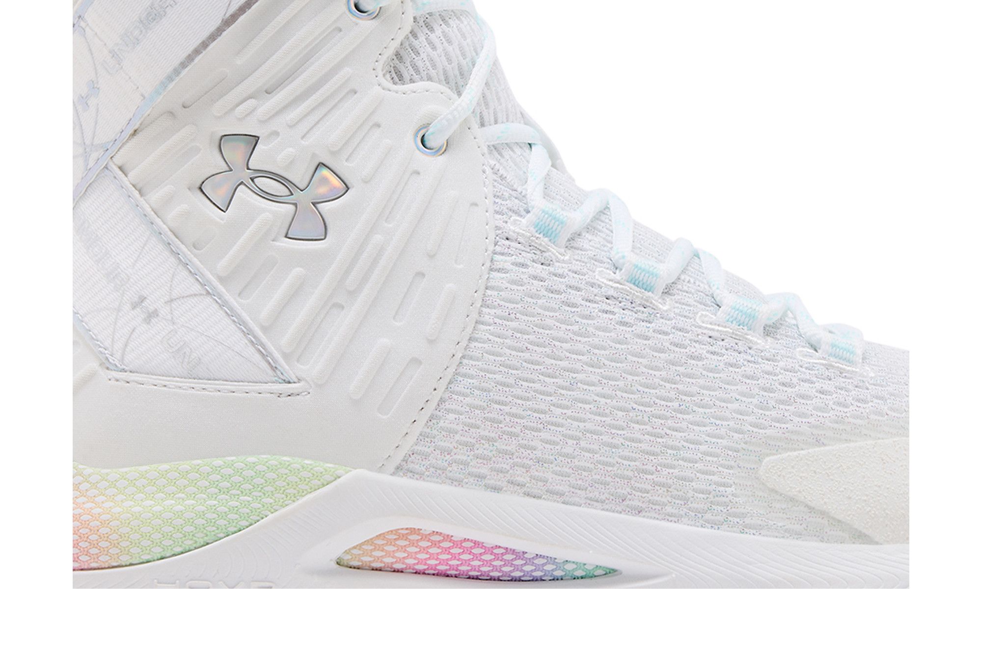 Order (Women) Under Armour Highlight Ace 'White Breeze Metallic Silver' 3024042-100
