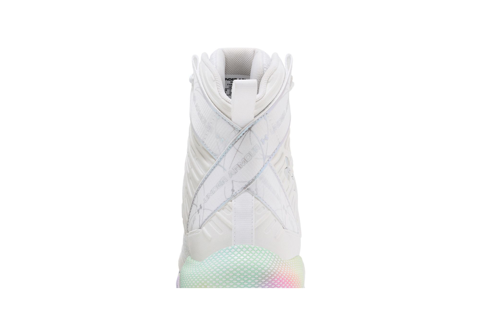 Sizing (Women) Under Armour Highlight Ace 'White Breeze Metallic Silver' 3024042-100