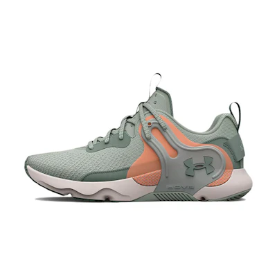 (W) UA HOVR Apex 3 Cross Trainer 'Green Orange'