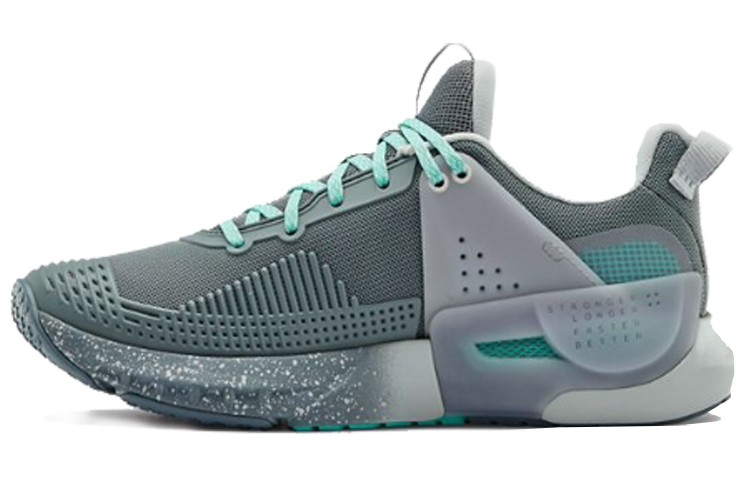 (Women) Under Armour Hovr Apex Running Shoes Grey/Green 3022209-300