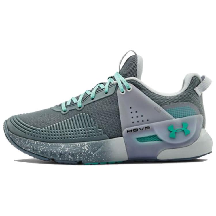 (Women) Under Armour Hovr Apex Running Shoes Grey/Green 3022209-300