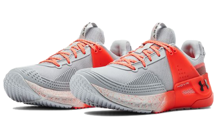 Lookbook (Women) Under Armour Hovr Apex Running Shoes Grey/Orange 3022209-102