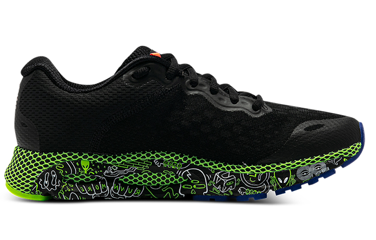 Order (W) Under Armour Hovr Infinite 3 FNRN CN Hitam/Hijau 3025218-001