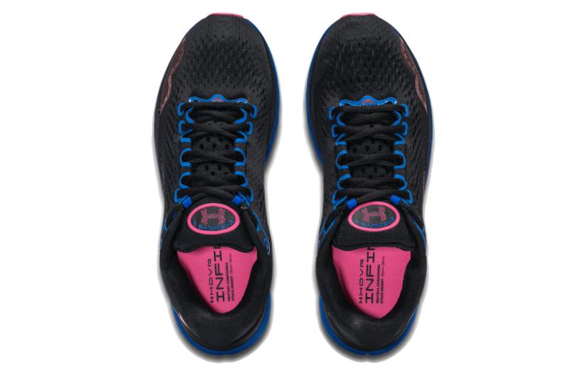 Shop Under Armour HOVR Infinite 4 減震防滑耐磨 低筒 跑步鞋 女款 黑粉