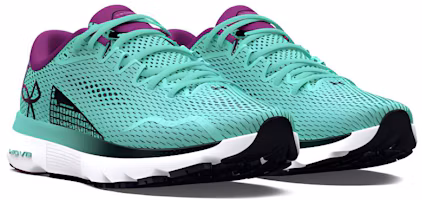 Shop (女士)Under Armour HOVR Infinite 5 '霓虹綠松石神秘洋紅' 3026550-300