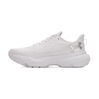 (W) UA HOVR Infinite 'White Metallic Silver'