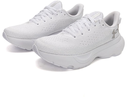 (W) Under Armour HOVR Infinite 'Putih Perak Metalik' 3027524-101 Lookbook (W) Under Armour HOVR Infinite 'Putih Perak Metalik' 3027524-101