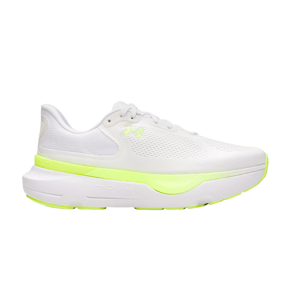 (Women) Under Armour HOVR Infinite Pro 2 'White High Vis Yellow' 3028177-102