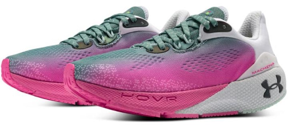 (W) Under Armour HOVR Machina 3 'Pink White' Sepatu Olahraga Wanita. 3025664-100 Lookbook (W) Under Armour HOVR Machina 3 'Pink White' Sepatu Olahraga Wanita. 3025664-100