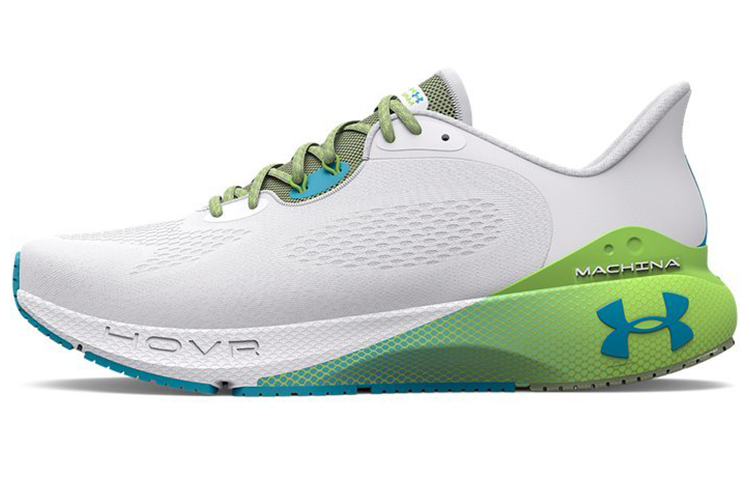 (Women) Under Armour HOVR Machina 3 'White Green' 3025667-100