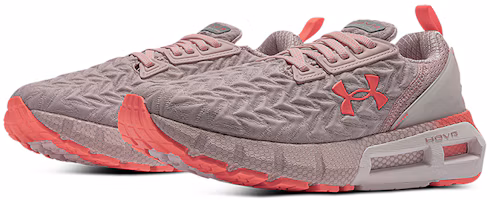 Lookbook Under Armour HOVR Mega 2 低帮 跑步鞋 女款 复古粉
