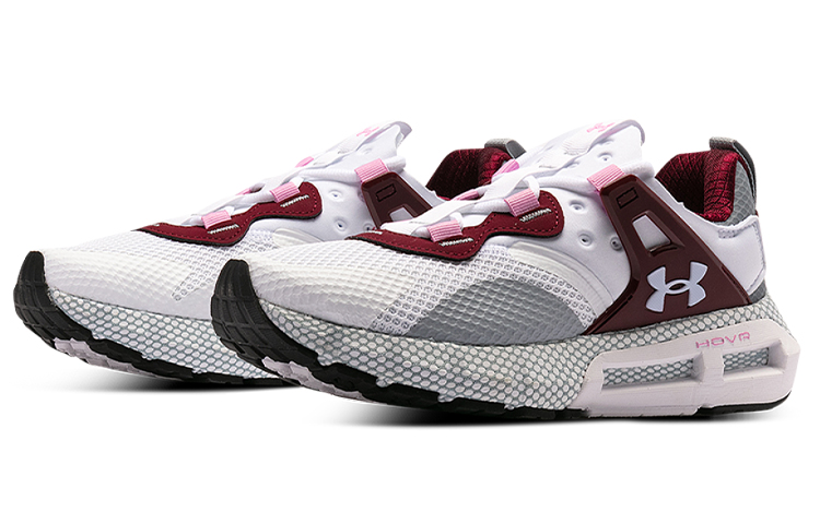 Lookbook (W) Sepatu Olahraga Under Armour Hovr Mega Mvmnt NM Putih/Abu/merah 3023873-107