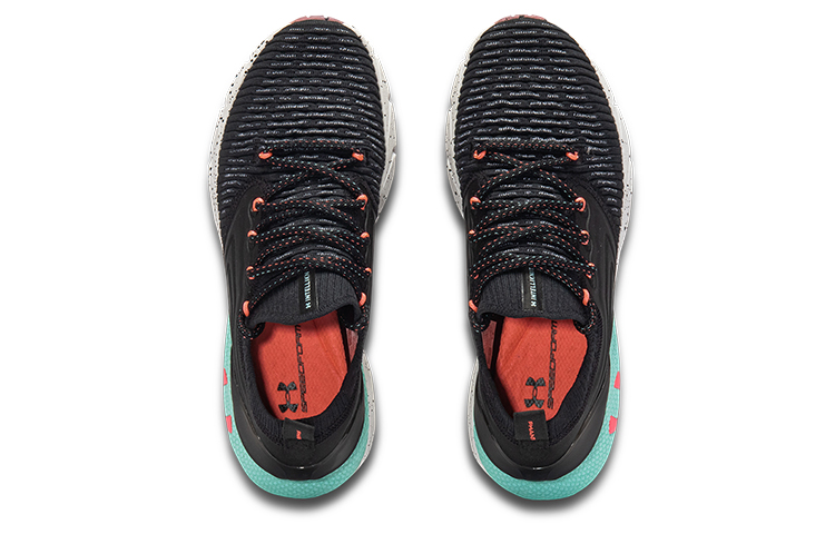 Shop Under Armour HOVR Phantom 2 透氣耐磨防滑 低筒 跑步鞋 女款 黑橙