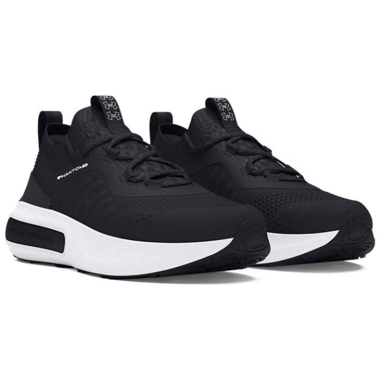 Shop (Women) Under Armour HOVR Phantom 4 'Black White' 3027594-003