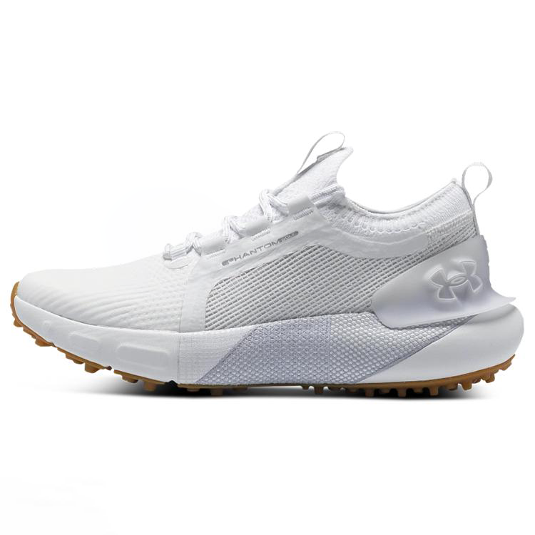 (Women) Under Armour HOVR Phantom White Golf Shoes - Low-top, Comfortable & Durable 3027090-100