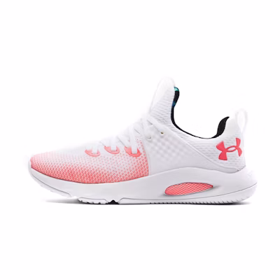 (W) UA HOVR Rise 3 Team 'White Pink'