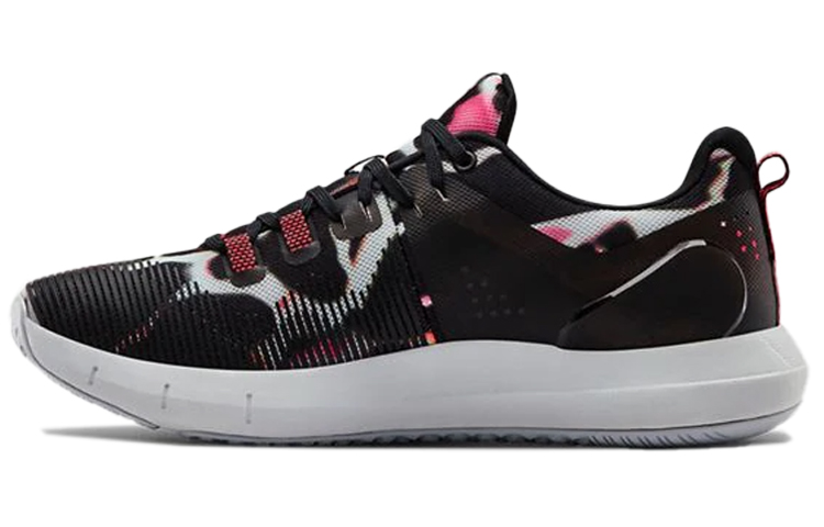 (Women) Under Armour Hovr Rise Printed Training Sports Shoes Black/Red 3022897-001