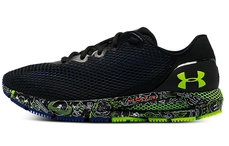 (W) UA Hovr Sonic 4 FnRn CN Sports Shoes Black/Green