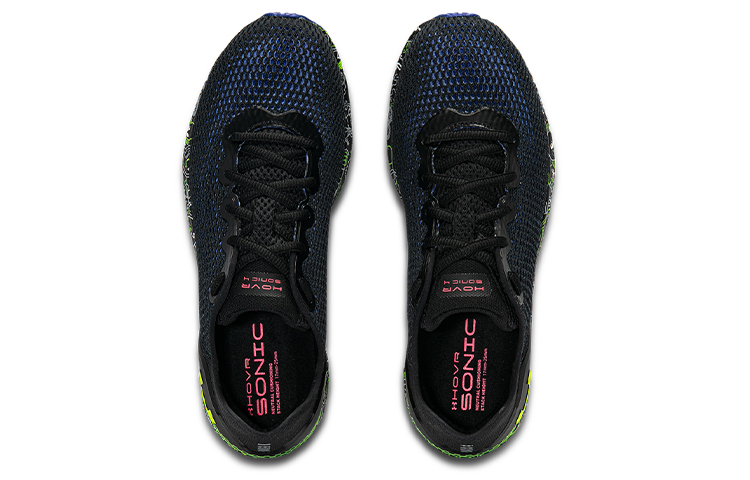 (W) UA Hovr Sonic 4 FnRn CN Sports Shoes Black/Green 圖 4