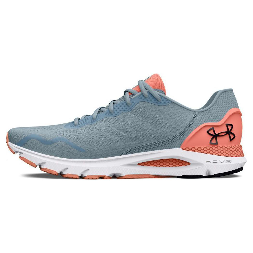 (W) UA HOVR Sonic 6 'Blue Granite Bubble Peach'
