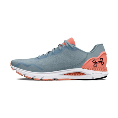 (W) UA HOVR Sonic 6 'Blue Granite Bubble Peach'