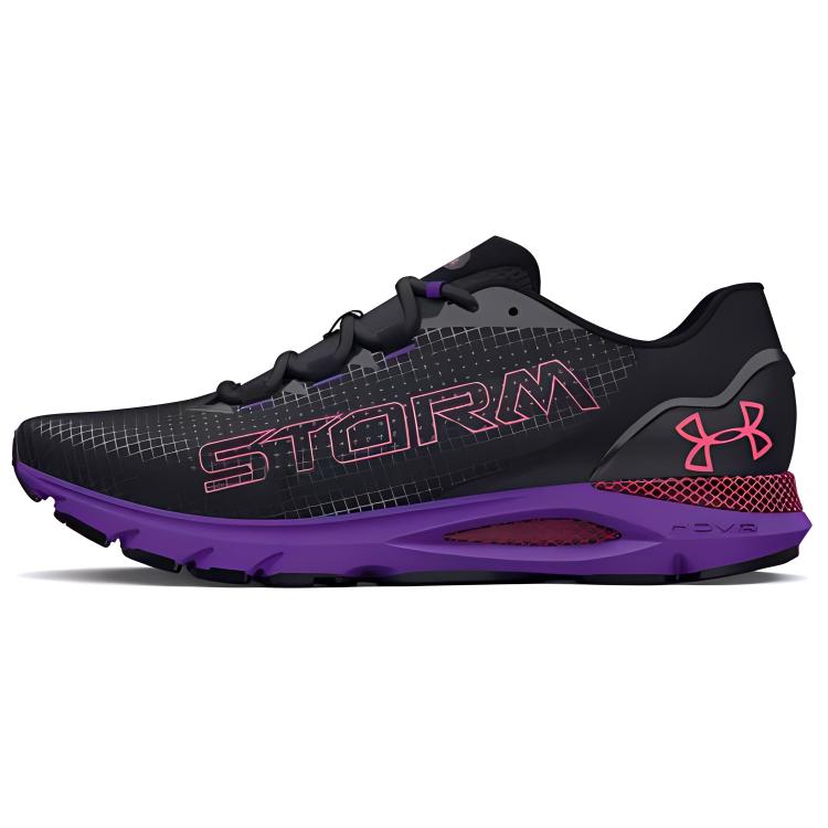 (Women) Under Armour HOVR Sonic 6 Storm 'Black Purple' 3026553-001