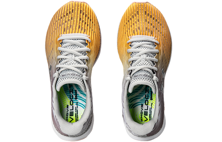 Lookbook (W) UAホバー ベロシティ2 グレー/イエロー 3021244-100